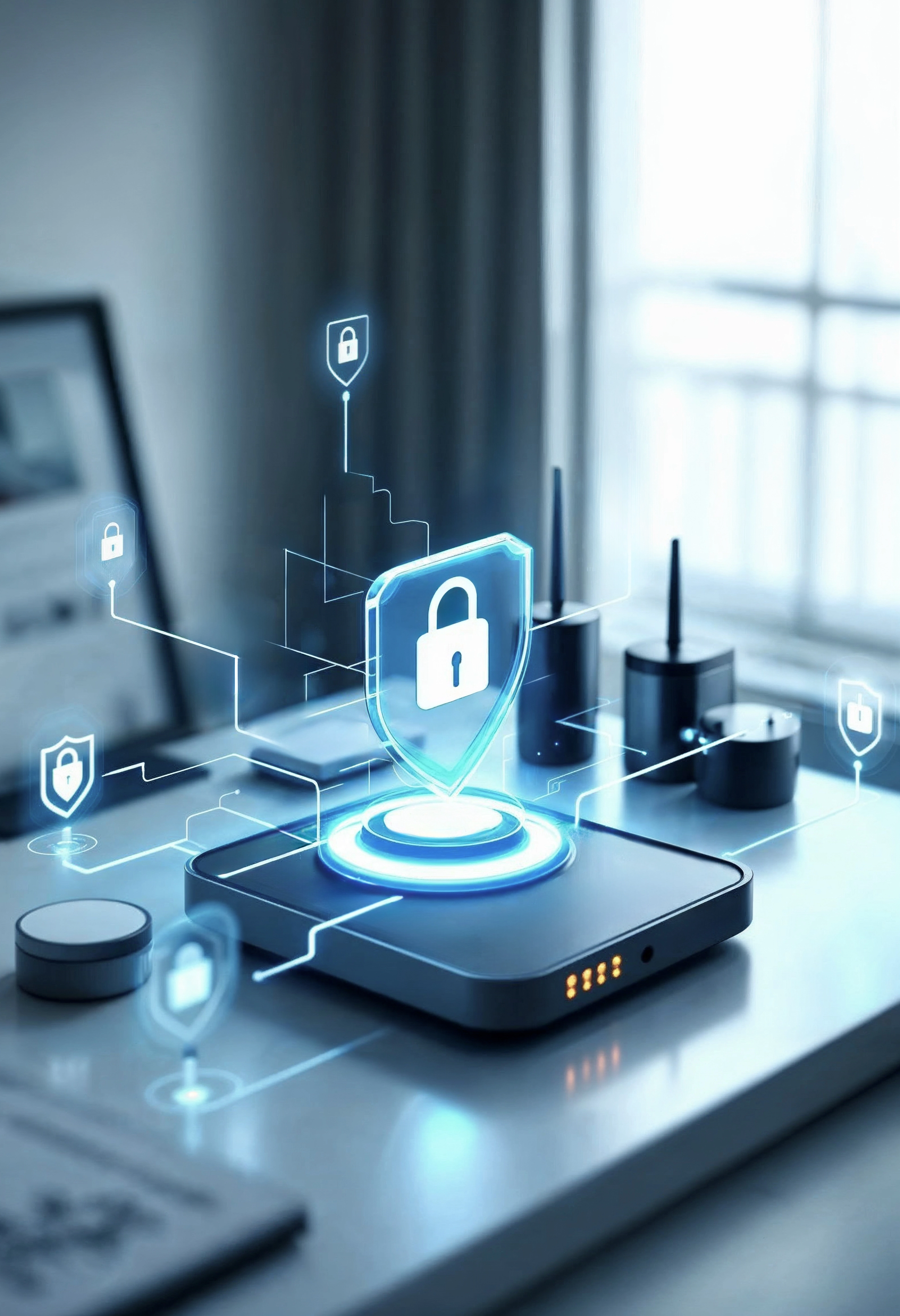 Visual de seguridad digital y defensa proactiva